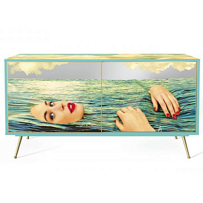 Комод Seletti Cabinet Sliding Door Sea Girl Комод Seletti Cabinet Sliding Door Sea Girl