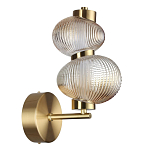 Бра с 2-мя рифлеными стеклянными шарами Marcelh Light варинант исполнения - 5 | Loft Concept в Москве