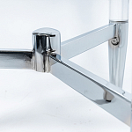 Приставной столик со стеклянной столешницей Deimos варинант исполнения - 4 | Loft Concept в Москве