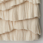 Светло-Бежевое Панно из нитей White Landscape Wall Hanging варинант исполнения - 1 | Loft Concept в Москве