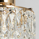 Потолочный светильник круглый с прозрачными подвесками Lunet варинант исполнения - 3 | Loft Concept в Москве