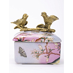 Фарфоровая шкатулка Bird talks варинант исполнения - 5 | Loft Concept в Москве