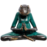 Статуэтка из бронзы в виде лягушки Animals Bronze варинант исполнения - 3 | Loft Concept в Москве