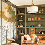 Обои ручная роспись Bamboo River Blossom Original colourway on Deep Rich Gold gilded paper with pearlescent antiquing варинант исполнения - 3 | Loft Concept в Москве