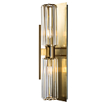 Бра с двумя хрустальными цилиндрическими плафонами Glass TUBE варинант исполнения - 2 | Loft Concept в Москве