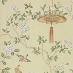 Обои ручная роспись Askew Verdigris  варинант исполнения - 2 | Loft Concept в Москве