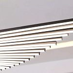 Люстра в виде распахнутых крыльев из тонких металлических планок Flight of Freedom варинант исполнения - 12 | Loft Concept в Москве