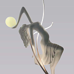 Торшер белая статуэтка Девушка Girl Carries Light Balls варинант исполнения - 2 | Loft Concept в Москве