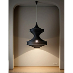 Подвесной вязаный черный светильник «Моника» варинант исполнения - 5 | Loft Concept в Москве