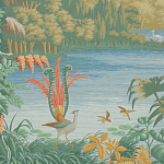 Обои ручная роспись Le Brésil Paille варинант исполнения - 3 | Loft Concept в Москве