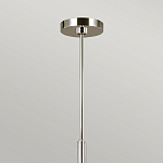 Люстра с 6-ю лампами на тонких изогнутых рожках в современном стиле Feiss варинант исполнения - 9 | Loft Concept в Москве