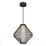 Подвесной светильник с плетеным металлическим каркасом Metal Interweaving варинант исполнения - 1 | Loft Concept в Москве