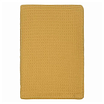 Плед из шерсти цвета охры с бахарамой Waffle Comfort варинант исполнения - 1 | Loft Concept в Москве