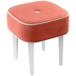 Квадратный мягкий пуф на белых ножках Winton Pouf Square варинант исполнения - 15 | Loft Concept в Москве