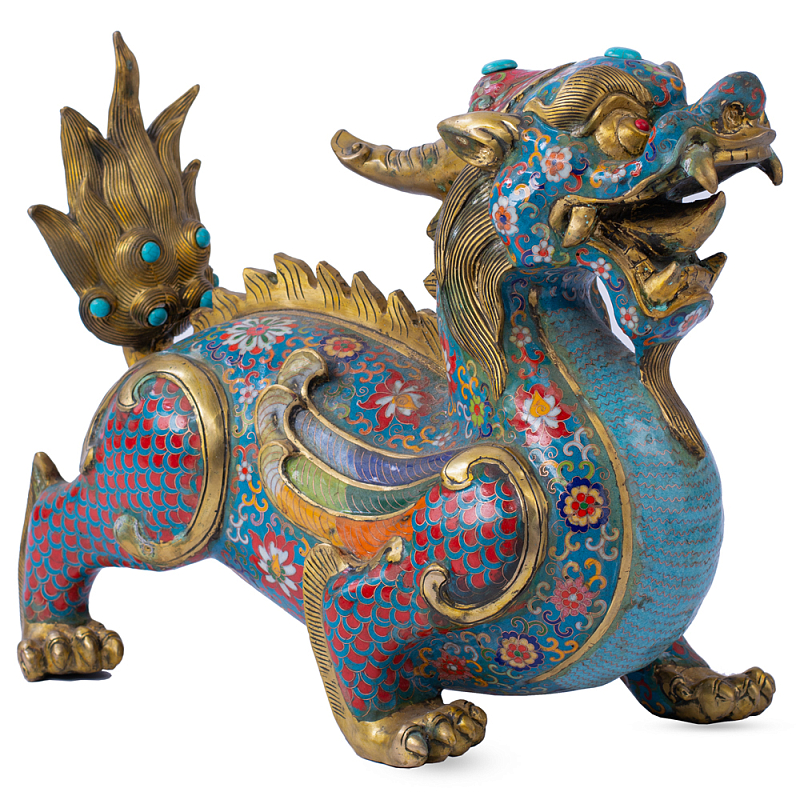 Большой Бронзовый Китайский дракон Мульти в Москве | Loft Concept 