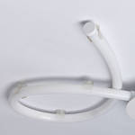 Люстра белого цвета с тремя изогнутыми светодиоидными плафонами Luke Lampco Tracer Lamp варинант исполнения - 8 | Loft Concept в Москве