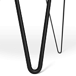 Стол журнальный с круглой столешницей из стекла Gold and Black Marble варинант исполнения - 6 | Loft Concept в Москве