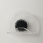 Бра из текстурированного прозрачного стекла с изогнутым краем Textured Glass  варинант исполнения - 4 | Loft Concept в Москве