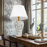 Настольная лампа с цветочной росписью Lamp Flower Painting варинант исполнения - 5 | Loft Concept в Москве