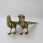Статуэтка бронзовая пара Фазаны Bronze Birds варинант исполнения - 3 | Loft Concept в Москве