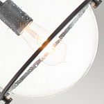 Подвесной светильник с прозрачным плафоном в форме шара в арочной подвеске Hinkley варинант исполнения - 7 | Loft Concept в Москве