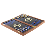 Нарды настольные из натурального камня лазурит и долерит Backgammon from Stone варинант исполнения - 3 | Loft Concept в Москве