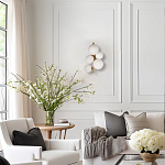 Бра с золотым основанием и 5-ю белыми шарообразными плафонами Bubble варинант исполнения - 4 | Loft Concept в Москве