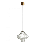 Подвесной светильник с плафоном из фактурного прозрачного стекла Light Ensemble варинант исполнения - 8 | Loft Concept в Москве