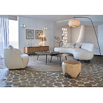 ТВ-тумба из массива тика Busto TV Stand варинант исполнения - 8 | Loft Concept в Москве