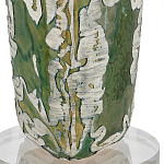 Настольная лампа керамическая с кремовым абажуром Scenic Column варинант исполнения - 2 | Loft Concept в Москве