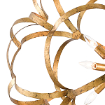 Люстра круглая в виде объёмного цветка Golden Flower Sphere варинант исполнения - 1 | Loft Concept в Москве