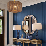 Настольная лампа с корпусом из цветков колокольчика Cascade of Blue Flowers варинант исполнения - 3 | Loft Concept в Москве