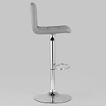 Барный стул с сиденьем серого цвета Honory варинант исполнения - 2 | Loft Concept в Москве