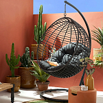 Подвесное уличное кресло Wallaker Hanging Chair варинант исполнения - 8 | Loft Concept в Москве