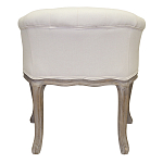 Кресло низкое в стиле прованс Бежевый Лен Louis French Armchair  варинант исполнения - 2 | Loft Concept в Москве