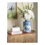 Ваза с мотивами цветущего сада с попугаями Vase Inspired by Nature варинант исполнения - 4 | Loft Concept в Москве