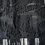 Гобелен из шерсти мериноса с узелками Ночь  варинант исполнения - 1 | Loft Concept в Москве