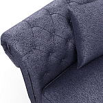 Мебельная ткань Шенилл синий цвет 138 см T4-33 варинант исполнения - 7 | Loft Concept в Москве