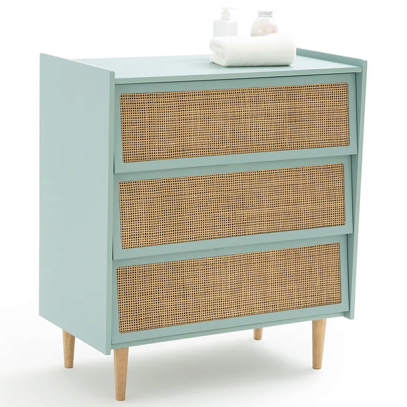   3-    Blais Turquoise Wicker Furniture ̆    | Loft Concept 