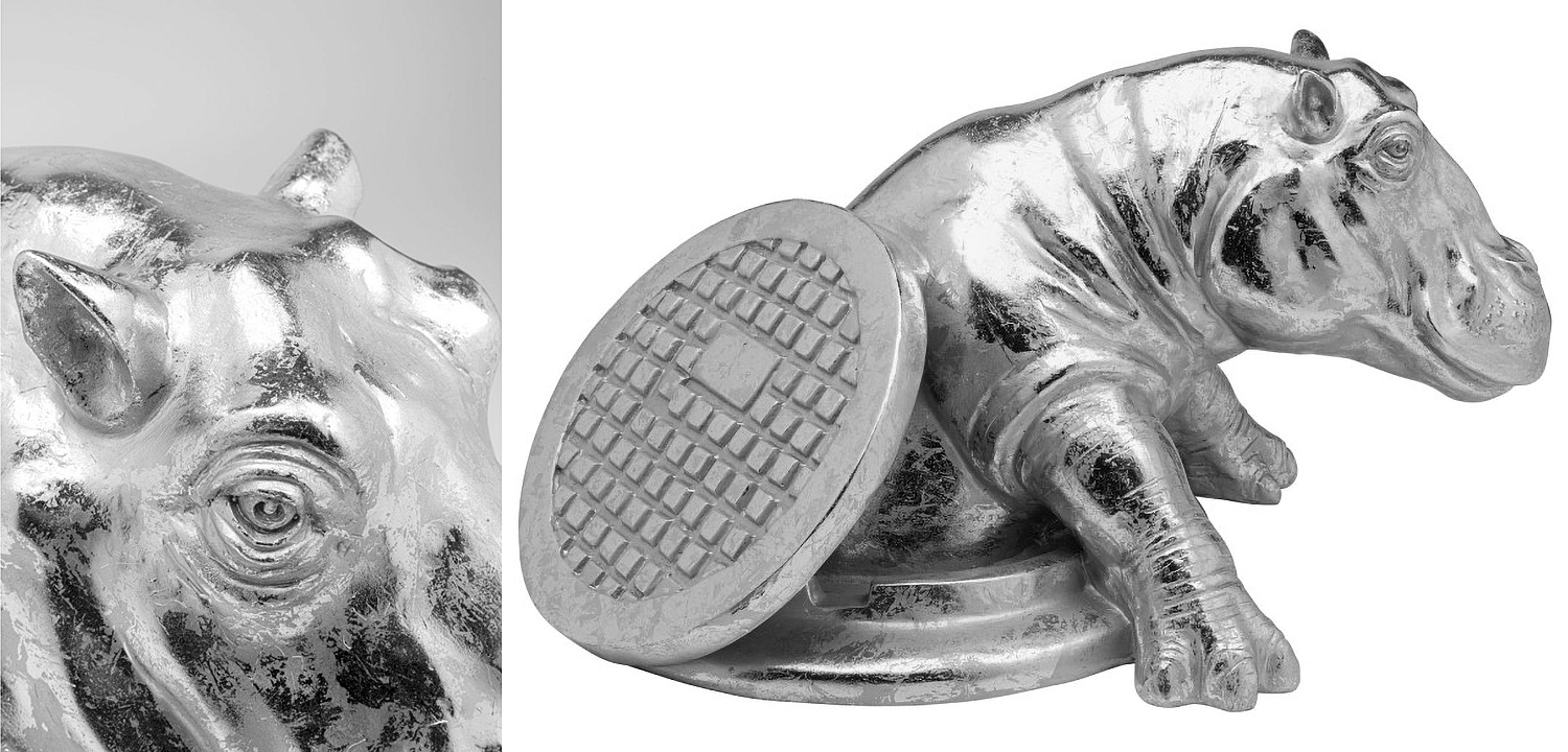 Статуэтка Chrome Hippo - Loft-Concept в Москве