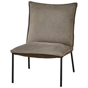 Кресло Corner Armchair Single gray beige