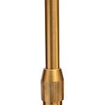 Торшер с мраморным столиком и золотым плафоном Ezio Floor Lamp варинант исполнения - 3 | Loft Concept в Москве