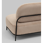 Диван Стоун велюр рельефный бежевый варинант исполнения - 4 | Loft Concept в Москве