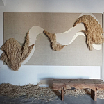 Декор настенный в Эко стиле Малибу wall panel Malibu Abstraction варинант исполнения - 1 | Loft Concept в Москве