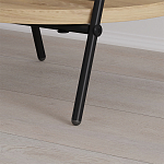 Стол приставной с 2-мя круглыми столешницами из дерева ESSEL OAK варинант исполнения - 2 | Loft Concept в Москве