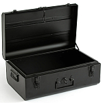 Металлический сундук Metal Chest Black варинант исполнения - 2 | Loft Concept в Москве