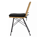 Стул с ротанговым плетением Wicker Stool без подлокотников варинант исполнения - 2 | Loft Concept в Москве