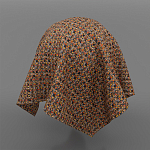 Мебельная ткань Шенилл терракотовый цвет 142 см T4-58 варинант исполнения - 10 | Loft Concept в Москве