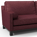 Мебельная ткань Шенилл бордовый цвет 138 см T4-38 варинант исполнения - 6 | Loft Concept в Москве