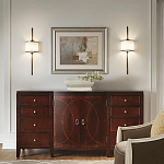 Бра вертикальное с белым полукруглым плафоном и длинным стержнем S Kichler варинант исполнения - 15 | Loft Concept в Москве